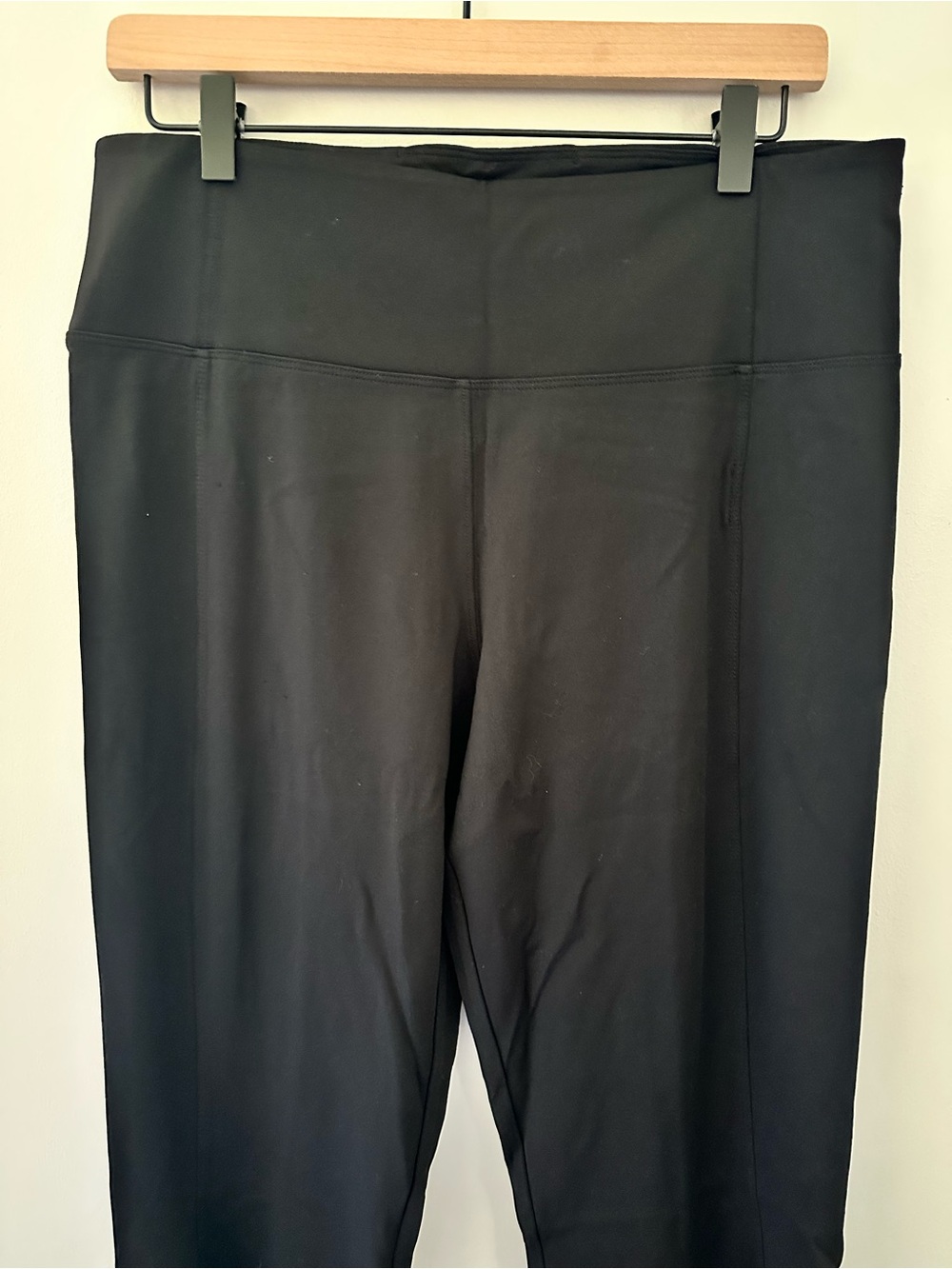 Athleta Tall Delancey Flare Black High-Rise Women's Active Pants Leggings